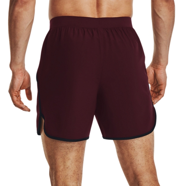 Under Armour HIIT Woven 6in Shorts - Red/Black