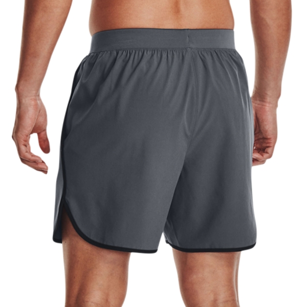Under Armour HIIT Woven 6in Shorts - Pitch Gray/Black
