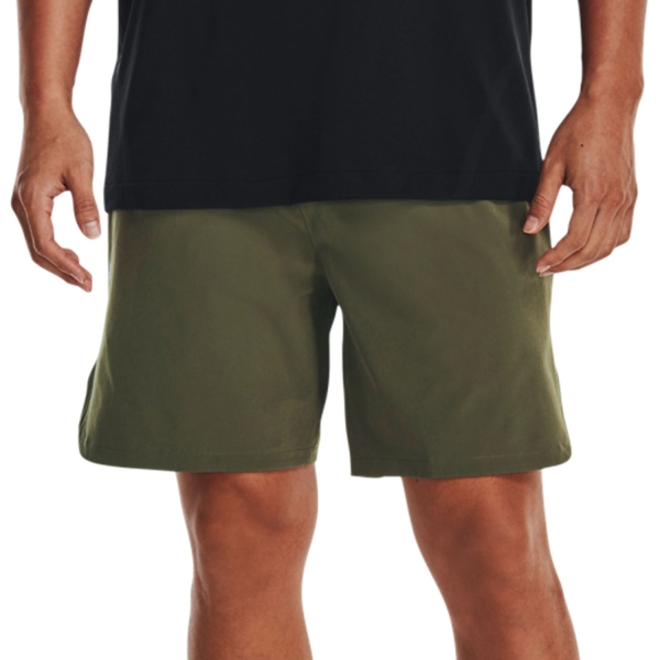 Men's Tennis Shorts Under Armour Peak Woven 6in Shorts  Marine Od Green/Black 13767820390