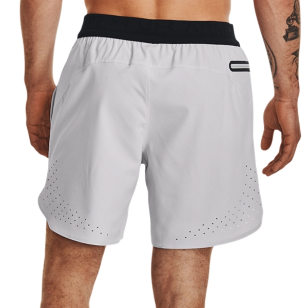 Under Armour Peak Woven 6in Shorts - Halo Gray/Black