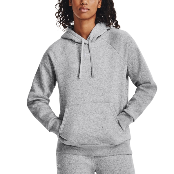 Camisetas y Sudaderas Mujer Under Armour Rival Fleece Sudadera  Mod Gray Light Heather/White 13795000013