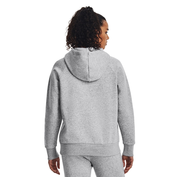 Under Armour Rival Fleece Hoodie - Mod Gray Light Heather/White