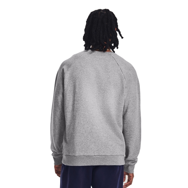 Under Armour Rival Fleece Crew Felpa - Castlerock Light Heather