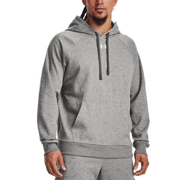 Under Armour Rival Fleece Men's Tennis Hoodie - Castlerock Light