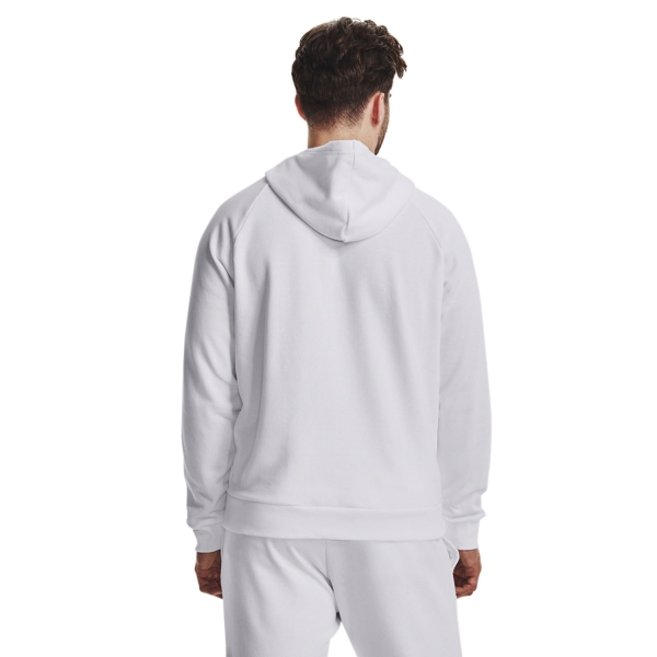 Under Armour Rival Fleece Logo Hoodie - White/Reflective