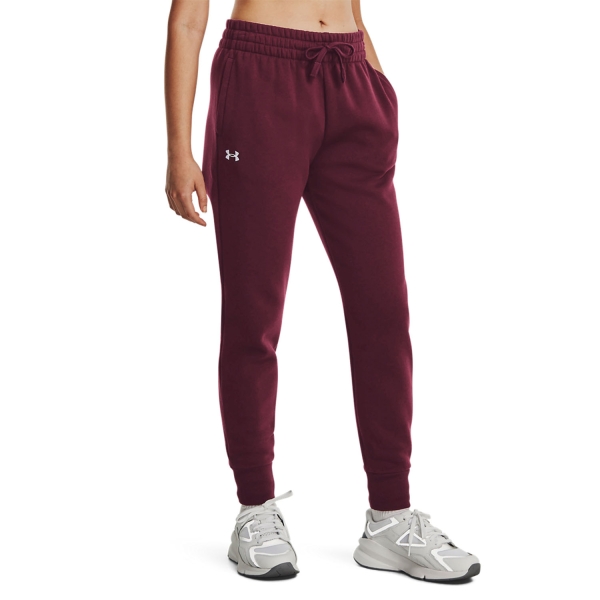Pantaloni e Tights Tennis Donna Under Armour Under Armour Rival Fleece Pants  Red/Black  Red/Black 13794380600