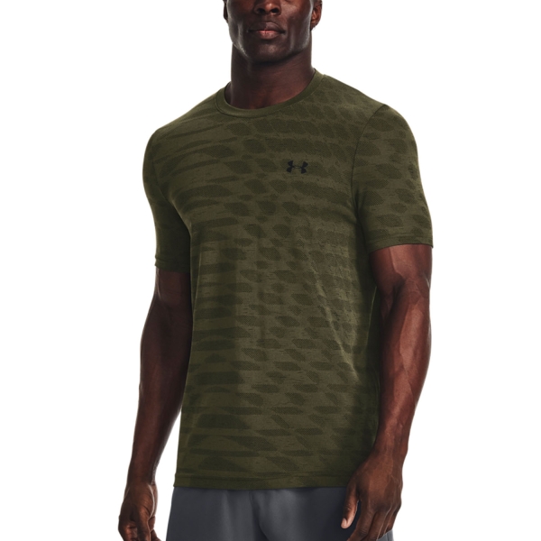 Under Armour Seamless Novelty Camiseta de Tenis Hombre Marine