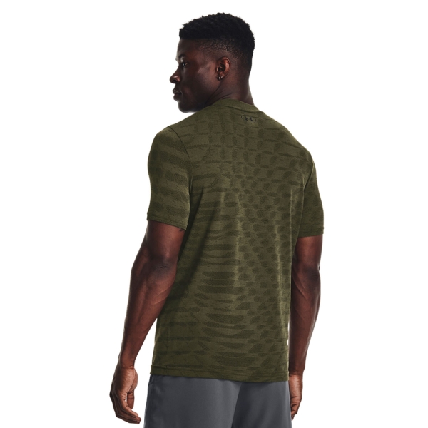 Under Armour Seamless Novelty T-Shirt - Marine Od Green/Black