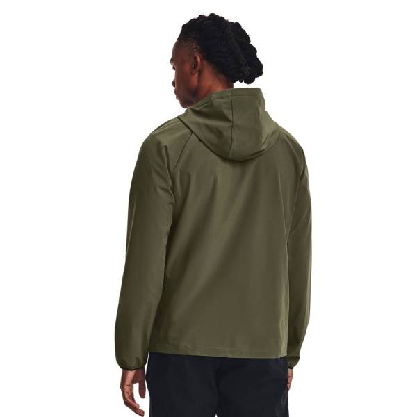 Under Armour Stretch Woven Windbreaker Chaqueta -Marine Od Green/Black