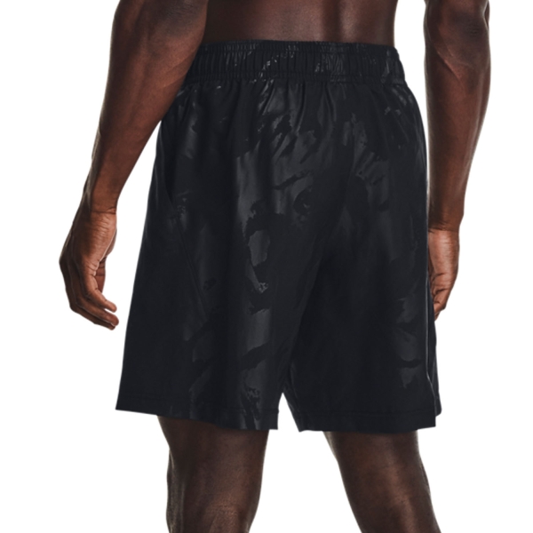 Under Armour Woven Emboss 8in Shorts - Black/Gray