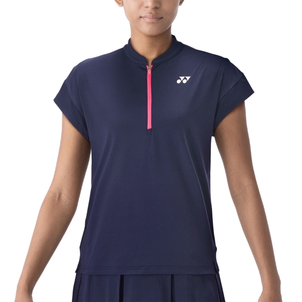 Women`s Tennis T-Shirts and Polos Yonex Tournament TShirt  Navy Blue TWL20696BL