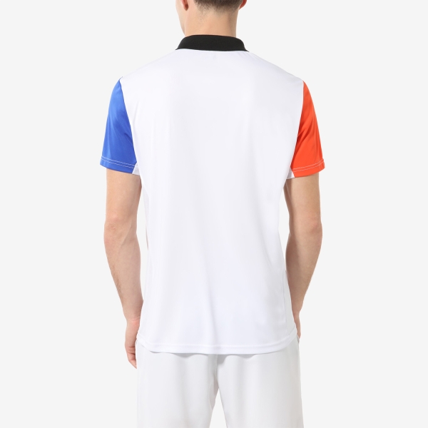 Australian Ace Color Block Polo - Bianco