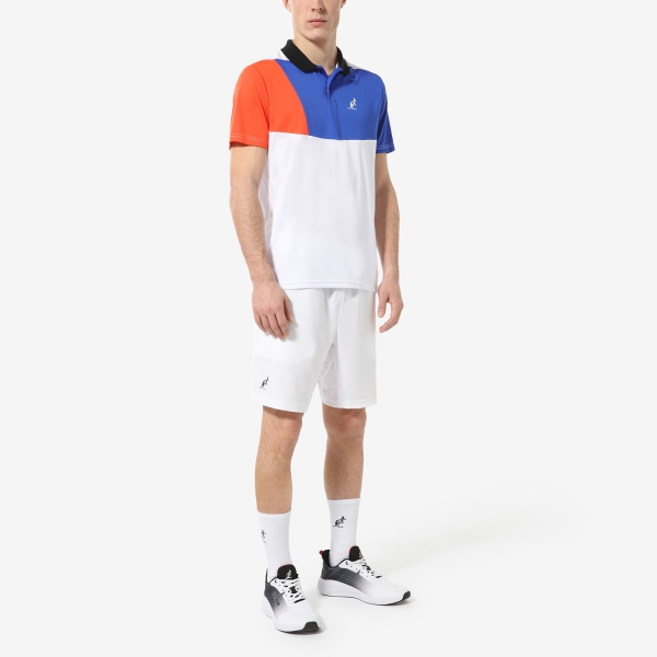 Australian Ace Color Block Polo - Bianco