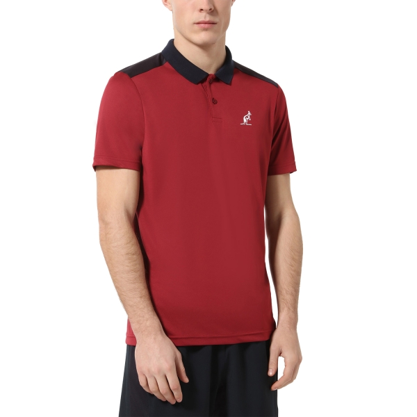 Polo Tennis Uomo Australian Australian Ace Energy Polo  Bordeaux  Bordeaux TEUPO0026031