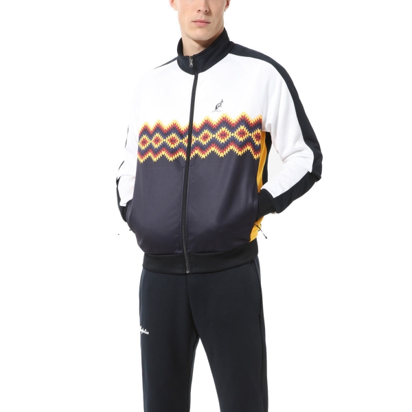 Men's Tennis Suit Australian Ethnic Double Bodysuit  Blu Navy TEUTU0018200