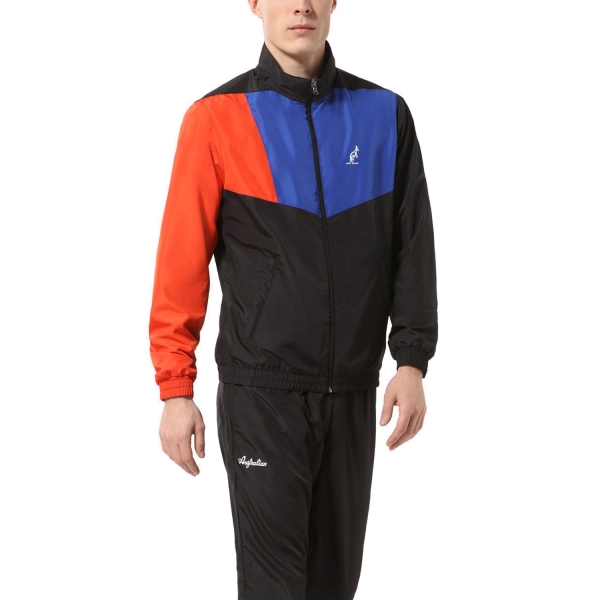 Men's Tennis Suit Australian Smash Color Block Bodysuit  Nero TEUTU0020003