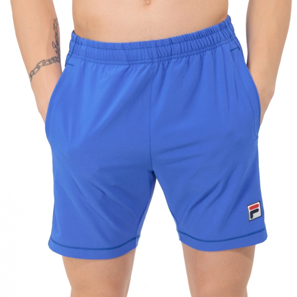 Men's Tennis Shorts Fila Kian 6in Shorts  Dazzling Blue FOM2392041450