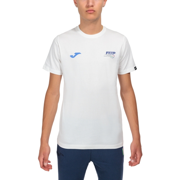 Camisetas de Tenis Hombre Joma FITP Logo Camiseta  White SW101739F200