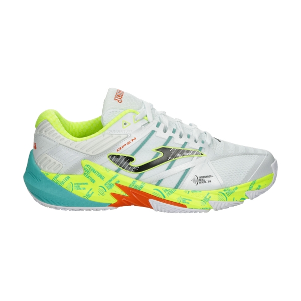 Padel Shoes Joma Open FIP  White/Lime TOPES2372P