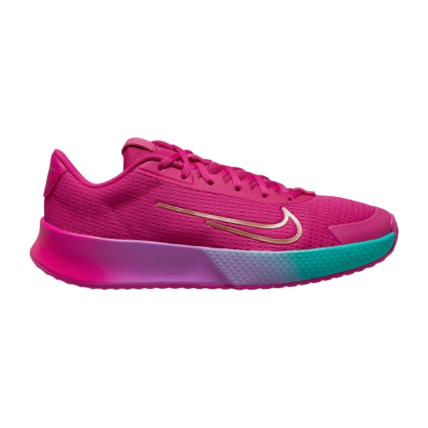 Women`s Tennis Shoes Nike Court Vapor Lite 2 HC  Fireberry/Metallic Red Bronze/Multicolor FB7065600