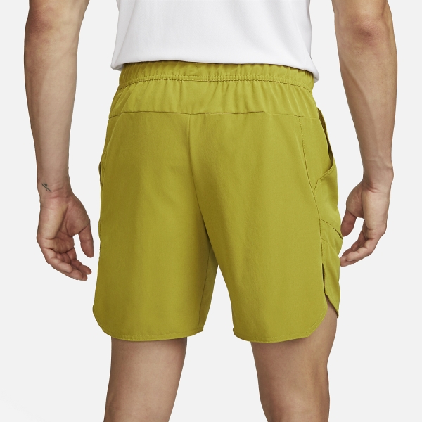 Nike Dri-FIT Advantage 7in Shorts - Bronzine/Lime Blast/White