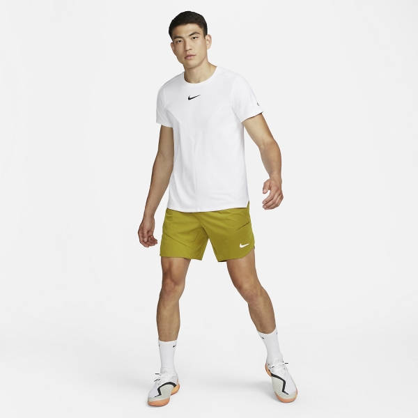 Nike Dri-FIT Advantage 7in Pantaloncini - Bronzine/Lime Blast/White