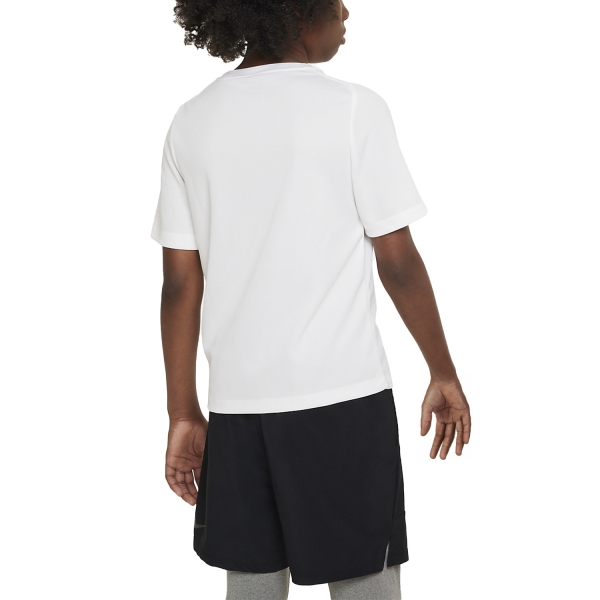 Nike Dri-FIT Multi Maglietta Bambino - White/Black