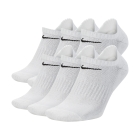 Nike Everyday Cushioned x 6 Calcetines - White/Black