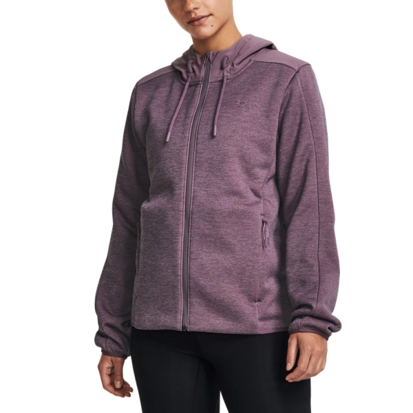 Tennis Women's Jackets Under Armour Essential Jacket  Misty Purple 13788500500