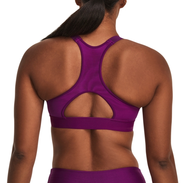 Under Armour HeatGear Armour Sports Bra - Mystic Magenta/Black