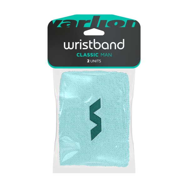 Tennis Wristbands Varlion Classic Small Wristbands  Aqua/Radio Green ACCW232302010