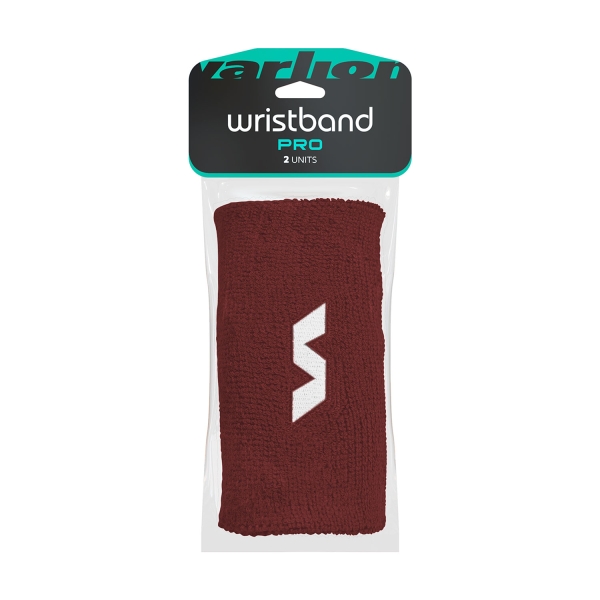 Tennis Wristbands Varlion Pro Logo Long Wristbands  Bordeaux/White ACCW232301019