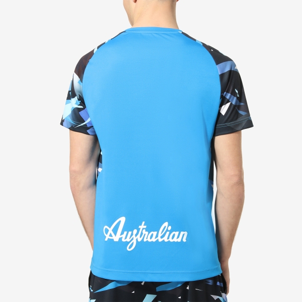 Australian Ace Diamonds T-Shirt - Blu Capri