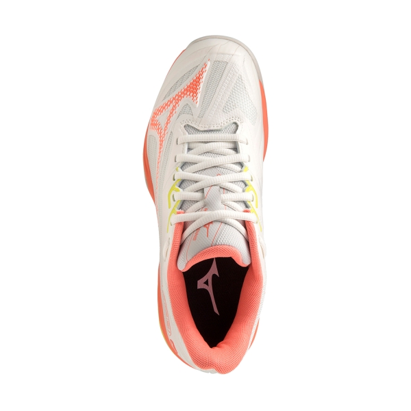 Mizuno Wave Exceed Light 2 Clay - Snow White/Fusion Coral/Sulphur Spring