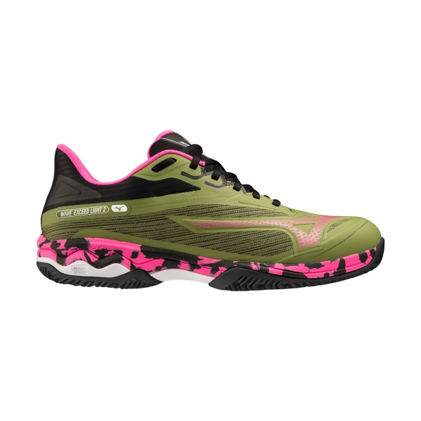 Padel Shoes Mizuno Wave Exceed Light 2 Padel  Calliste Green/Pink Glo/Black 61GB232391