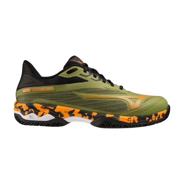 Calzado padel Mizuno Wave Exceed Light 2 Padel  Calliste Green/Vibrant Orange/Black 61GB232290