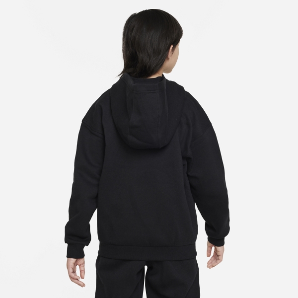 Nike Club Hoodie Girl - Black/White