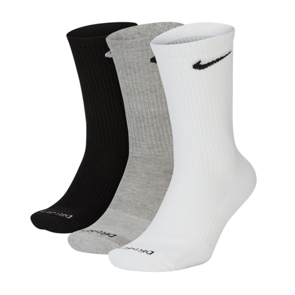 Calze Tennis Nike Everyday Plus Cushioned x 3 Calze  Grey/White/Black SX6888964