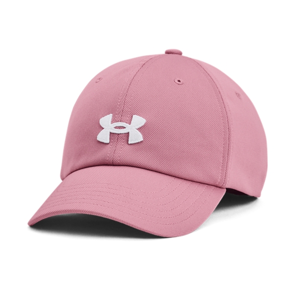 Tennis Hats and Visors Under Armour Blitzing Cap Woman  Pink Elixir/White 13767050697
