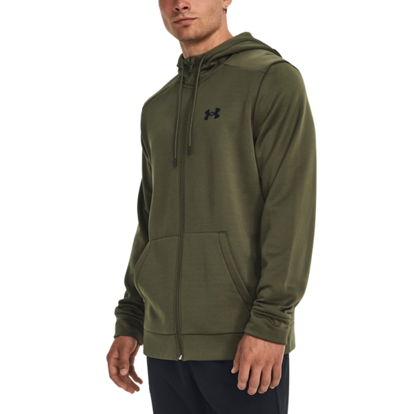 Men's Tennis Shirts and Hoodies Under Armour Logo Hoodie  Marine Od Green/Black 13733570390