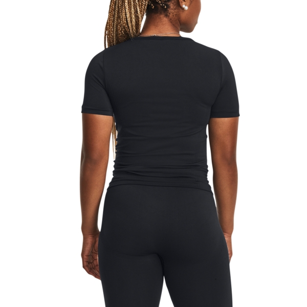 Under Armour Seamless Camiseta - Black/White