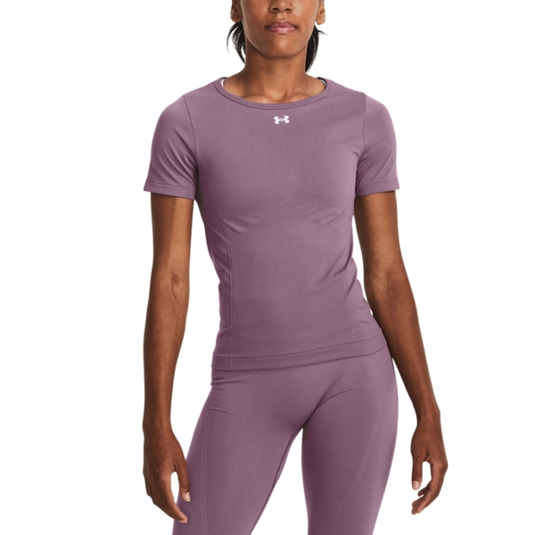 Magliette e Polo Tennis Donna Under Armour Under Armour Seamless Maglietta  Misty Purple  Misty Purple 13791490500