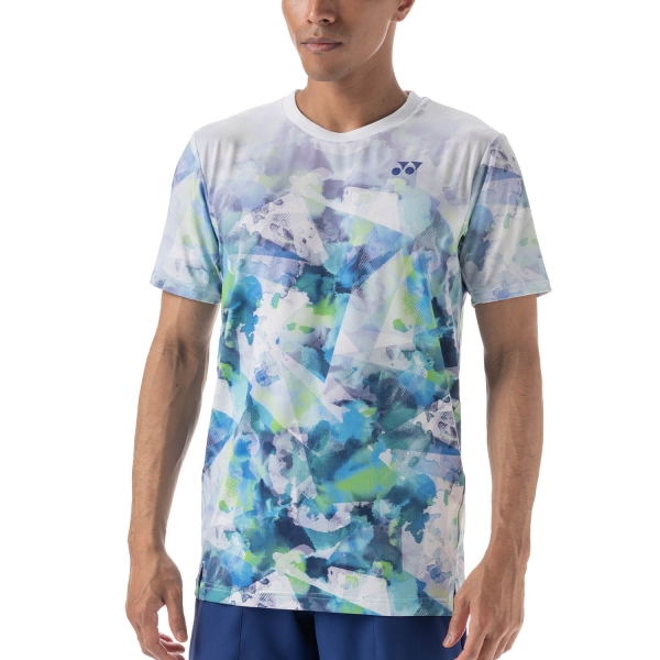 Camisetas de Tenis Hombre Yonex Tournament Camiseta  Shappire Navy TW10501SB