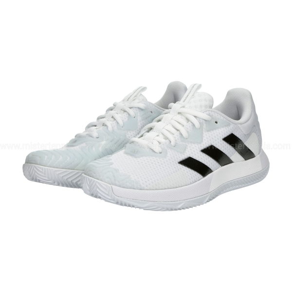 adidas SoleMatch Control Clay - FTWR White/Core Black/Matte Silver