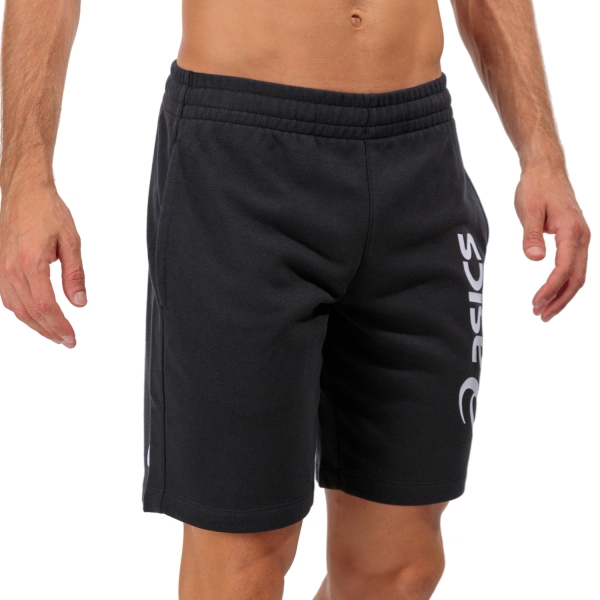 Men's Tennis Shorts Asics Big Logo 9in Shorts  Performance Black/Brilliant White 2031A976001