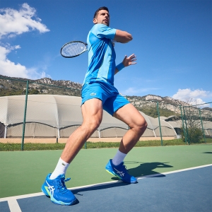 Asics Court FF 3 Novak - Tuna Blue/White