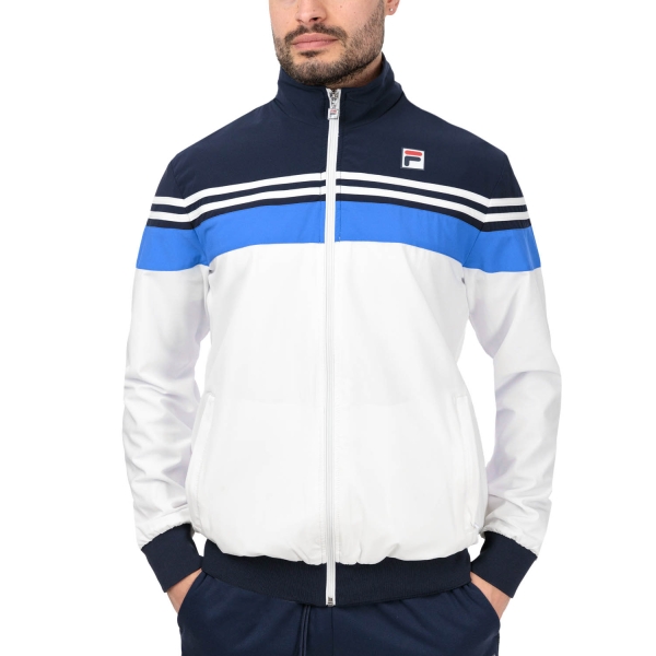 Giacche da Tennis Uomo Fila Bruno Giacca  White FBM2310030050