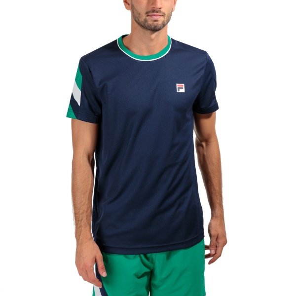 Maglietta Tennis Uomo Fila Fila Enzo Camiseta  Navy  Navy UOM239306E1500