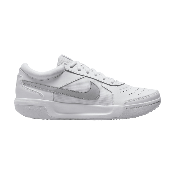 Women`s Tennis Shoes Nike Court Air Zoom Lite 3 HC  White/Metallic Silver DV3279102