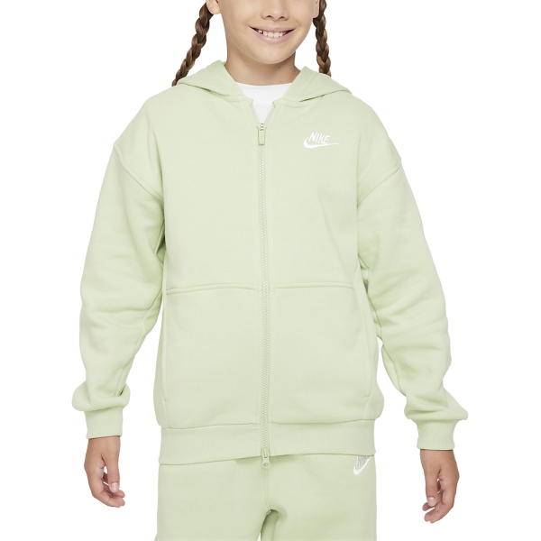 Tute e Felpe Girl Nike Nike Club Felpa Bambina  Honeydew/White  Honeydew/White FD2931343